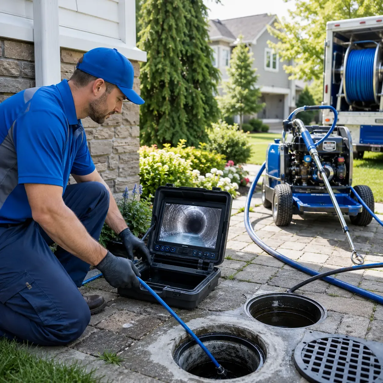 Outdoor drain cleaning professionals serving Dix, IL